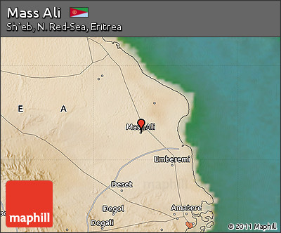 Satellite Map of Mass Ali