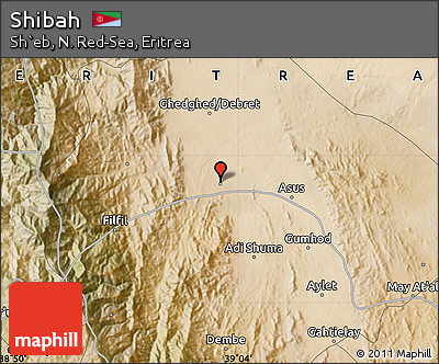 Satellite Map of Shibah