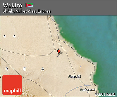 Satellite Map of Wekiro