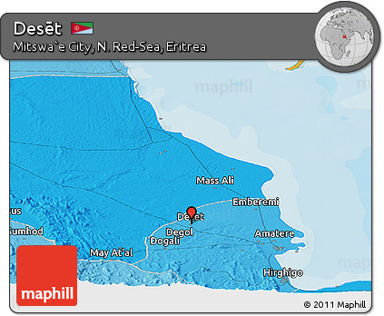 Political Panoramic Map of Desēt
