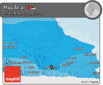 Political Panoramic Map of May Āt'al