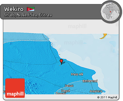 Political Panoramic Map of Wekiro