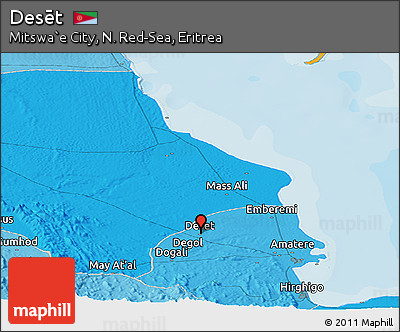 Political Panoramic Map of Desēt