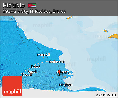 Political Panoramic Map of Hit'ublo