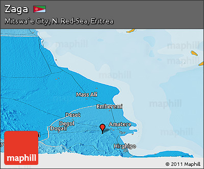Political Panoramic Map of Zaga