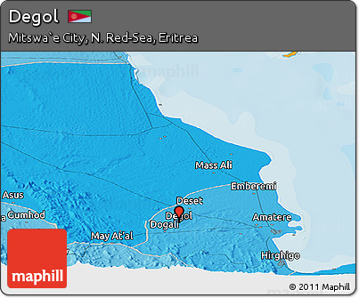 Political Panoramic Map of Degol