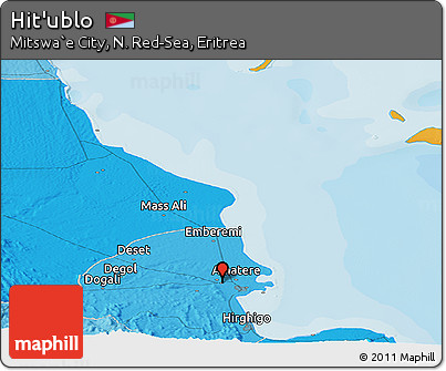Political Panoramic Map of Hit'ublo