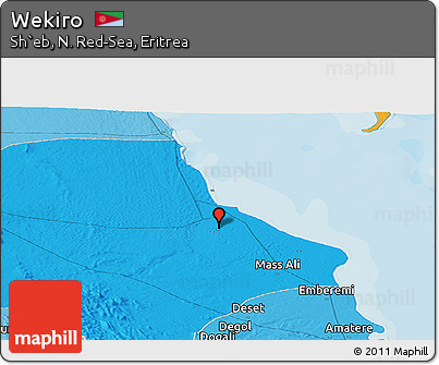 Political Panoramic Map of Wekiro