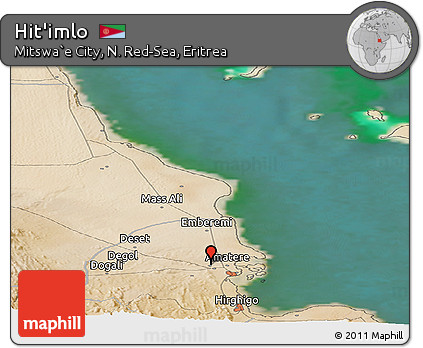 Satellite Panoramic Map of Hit'imlo