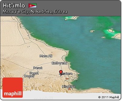 Satellite Panoramic Map of Hit'imlo