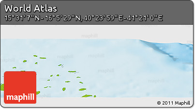 Physical Panoramic Map of the Area around 15° 48' 18" N, 40° 52' 30" E