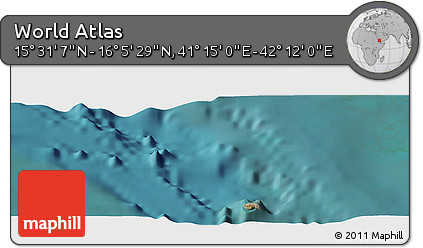 Satellite Panoramic Map of the Area around 15° 48' 18" N, 41° 43' 30" E