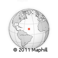 Outline Map of the Area around 15° 48' 18" N, 44° 58' 30" W, rectangular outline
