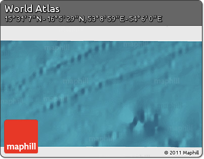 Satellite 3D Map of the Area around 15° 48' 18" N, 53° 37' 30" E