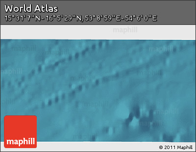 Satellite 3D Map of the Area around 15° 48' 18" N, 53° 37' 30" E