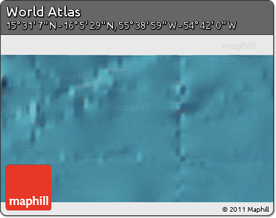 Satellite 3D Map of the Area around 15° 48' 18" N, 55° 10' 29" W