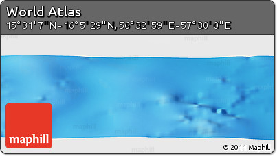 Physical Panoramic Map of the Area around 15° 48' 18" N, 57° 1' 29" E
