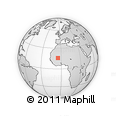 Outline Map of the Area around 15° 48' 18" N, 5° 1' 30" W, rectangular outline