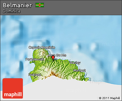 Physical 3D Map of Belmanier