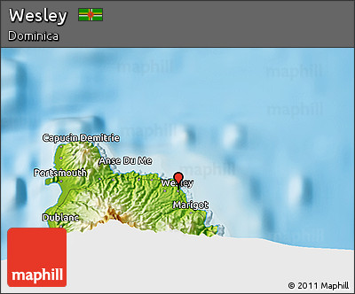 Physical 3D Map of Wesley