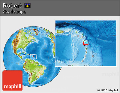 Physical Location Map of Robert