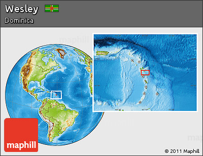 Physical Location Map of Wesley