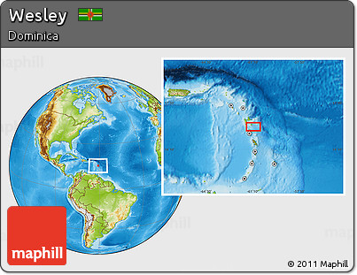 Physical Location Map of Wesley