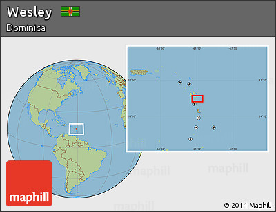 Savanna Style Location Map of Wesley