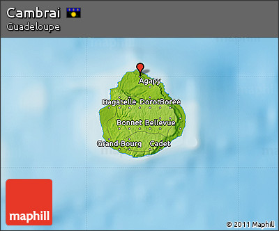 Physical Map of Cambrai