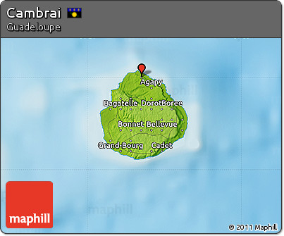 Physical Map of Cambrai