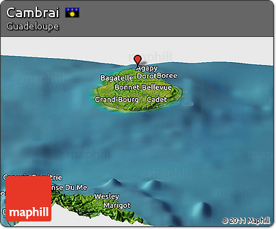 Satellite Panoramic Map of Cambrai