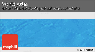 Physical Panoramic Map of the Area around 15° 48' 18" N, 62° 7' 30" E