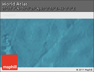 Satellite 3D Map of the Area around 15° 48' 18" N, 65° 31' 30" E