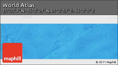 Physical Panoramic Map of the Area around 15° 48' 18" N, 65° 31' 30" E