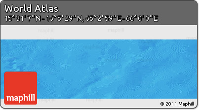 Physical Panoramic Map of the Area around 15° 48' 18" N, 65° 31' 30" E