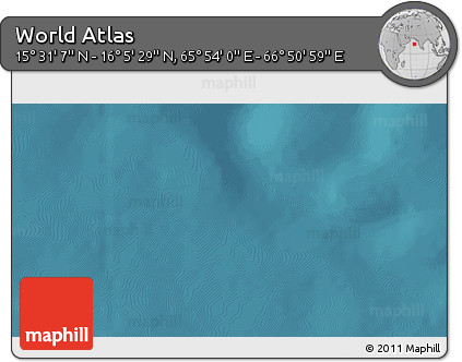 Satellite 3D Map of the Area around 15° 48' 18" N, 66° 22' 30" E