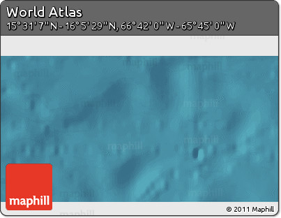 Satellite 3D Map of the Area around 15° 48' 18" N, 66° 13' 29" W