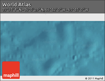 Satellite 3D Map of the Area around 15° 48' 18" N, 66° 13' 29" W