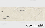 Shaded Relief Panoramic Map of the area around 15° 48' 18" N, 6° 43' 29" W