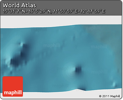 Satellite 3D Map of the Area around 15° 48' 18" N, 72° 19' 29" E