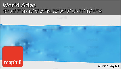 Shaded Relief Panoramic Map of the Area around 15° 48' 18" N, 72° 10' 30" W