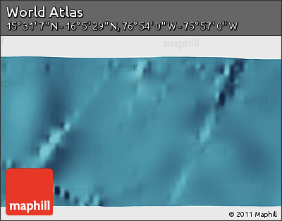 Satellite 3D Map of the Area around 15° 48' 18" N, 76° 25' 30" W