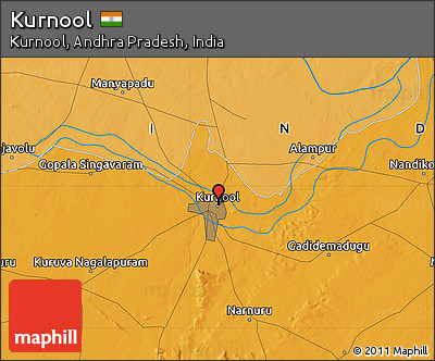 Political Map of Kurnool