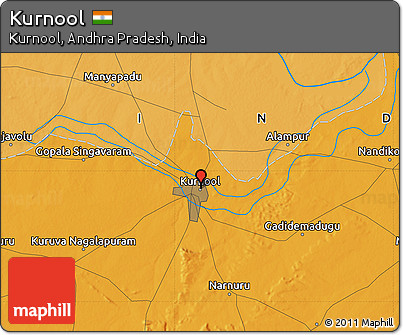 Political Map of Kurnool
