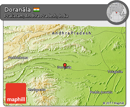 Physical 3D Map of Doranāla