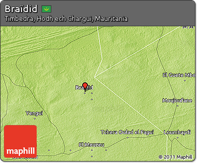 Physical 3D Map of Braïdid