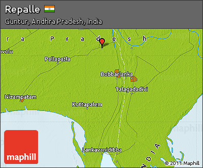 Physical Map of Repalle