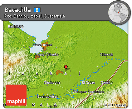 Physical Map of Bacadilla