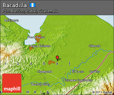 Physical Map of Bacadilla