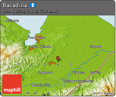 Physical Map of Bacadilla